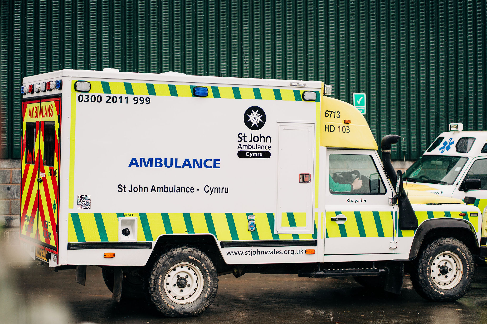 one of our patient transport services ambulances